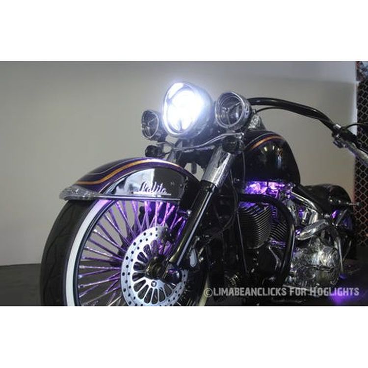 Hoglights 7'' LED headlight for Indian Chief & Bagger Models